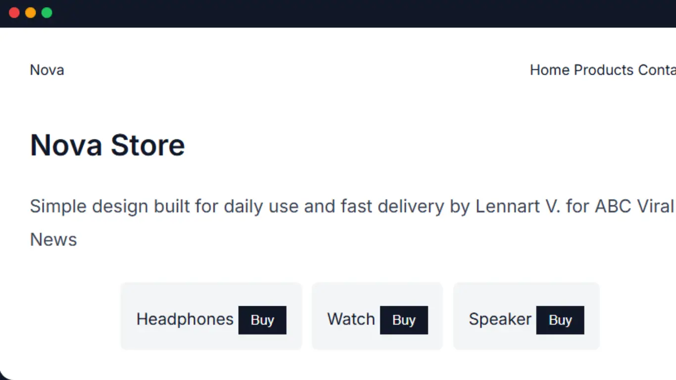 How to build modern landing page with HTML and CSS tutorial