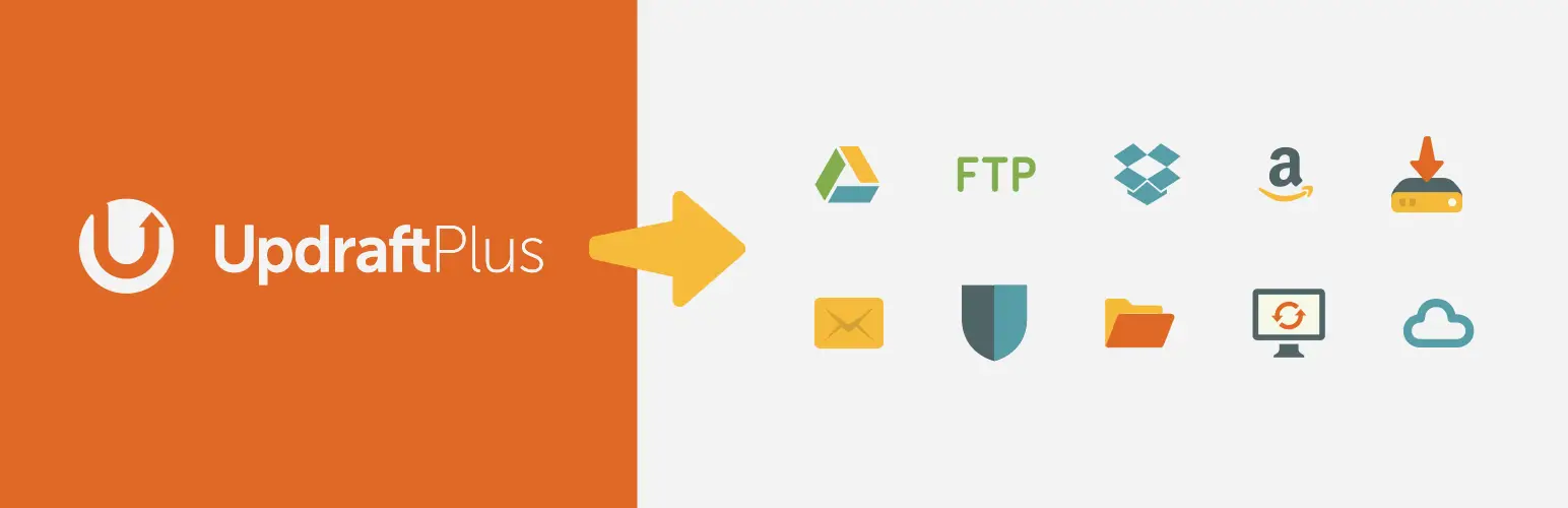 UpdraftPlus plugin interface for creating and managing website backups