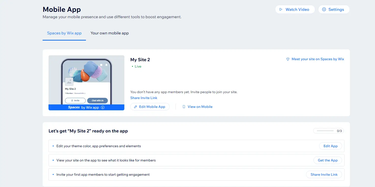 Mobile responsive website editor inside Wix